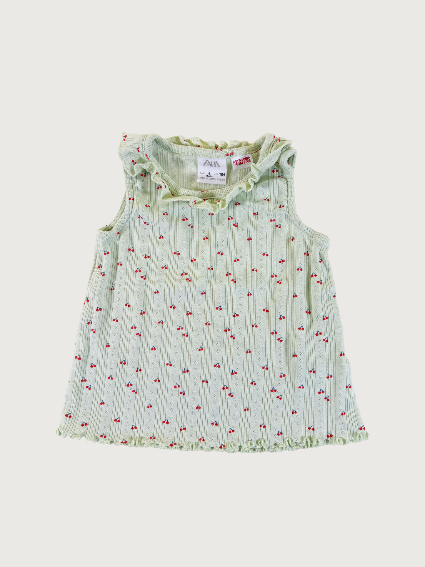 PASTEL CHERRY TANK 4Y