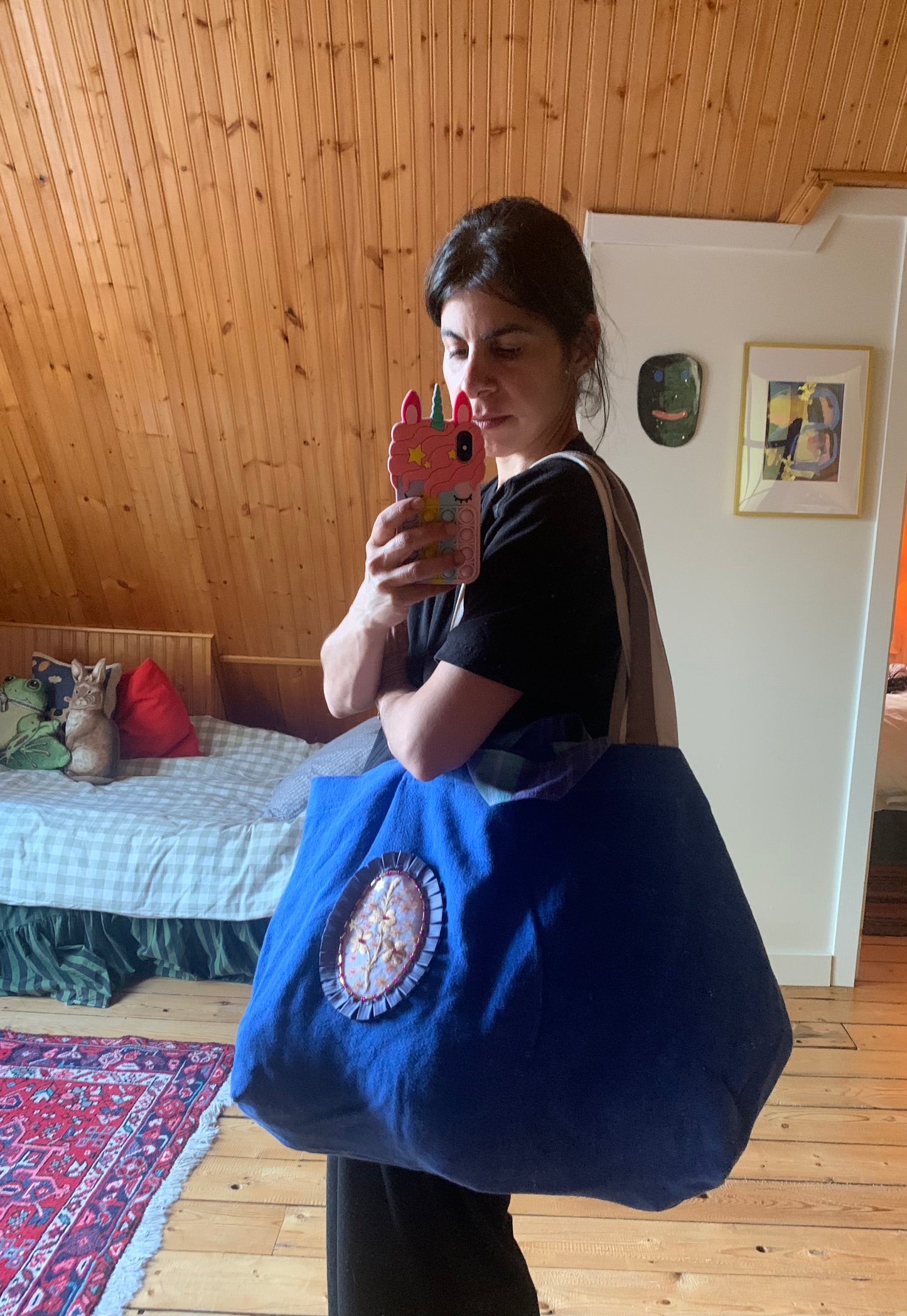 SEA BLUE & EMBROIDERY