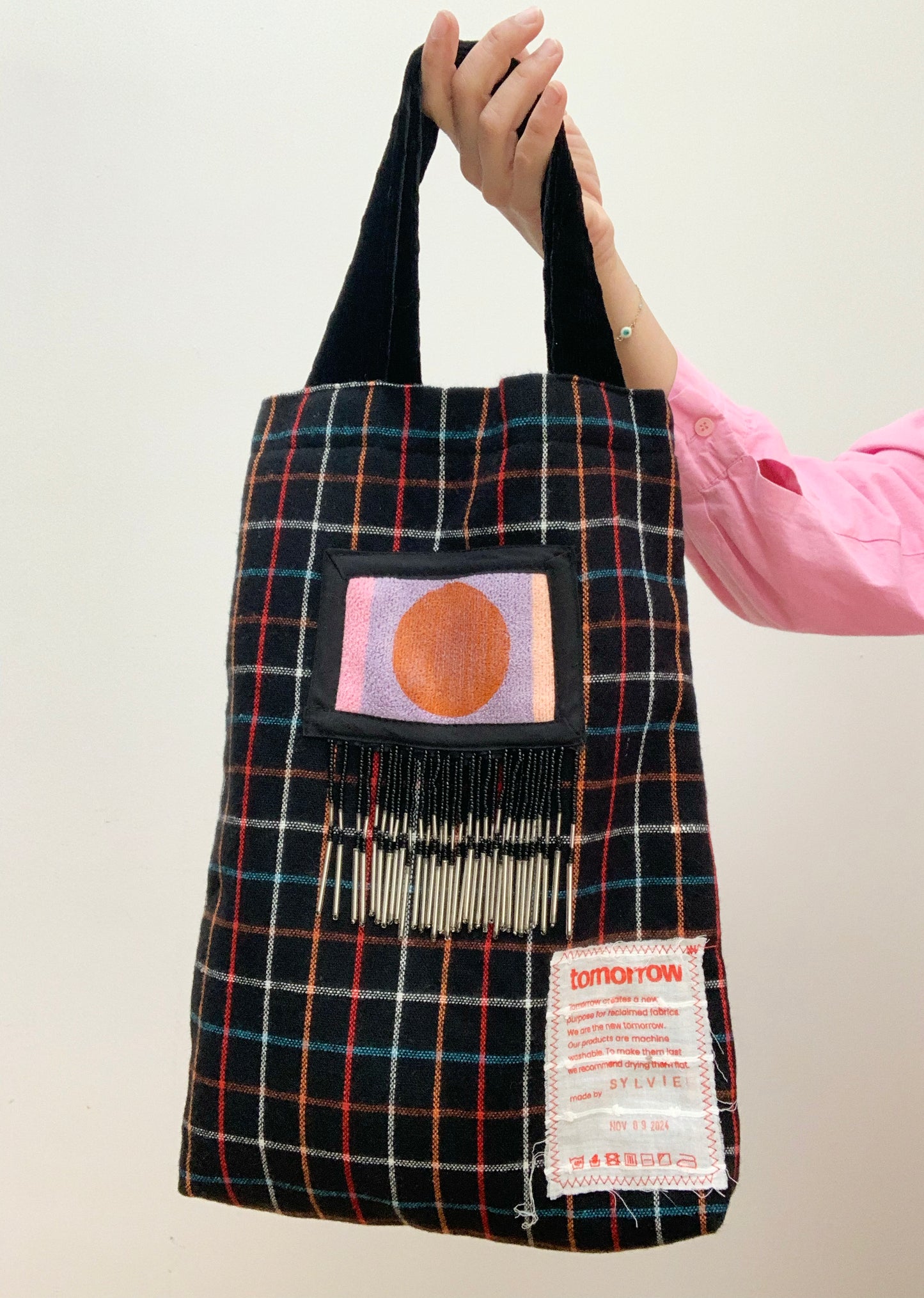 TOMORROW LIBRARY TOTE PLAID