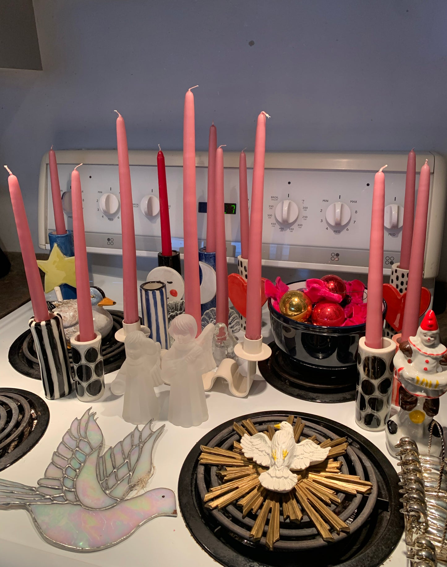 PINK BLUSH SINGLE CANDLE