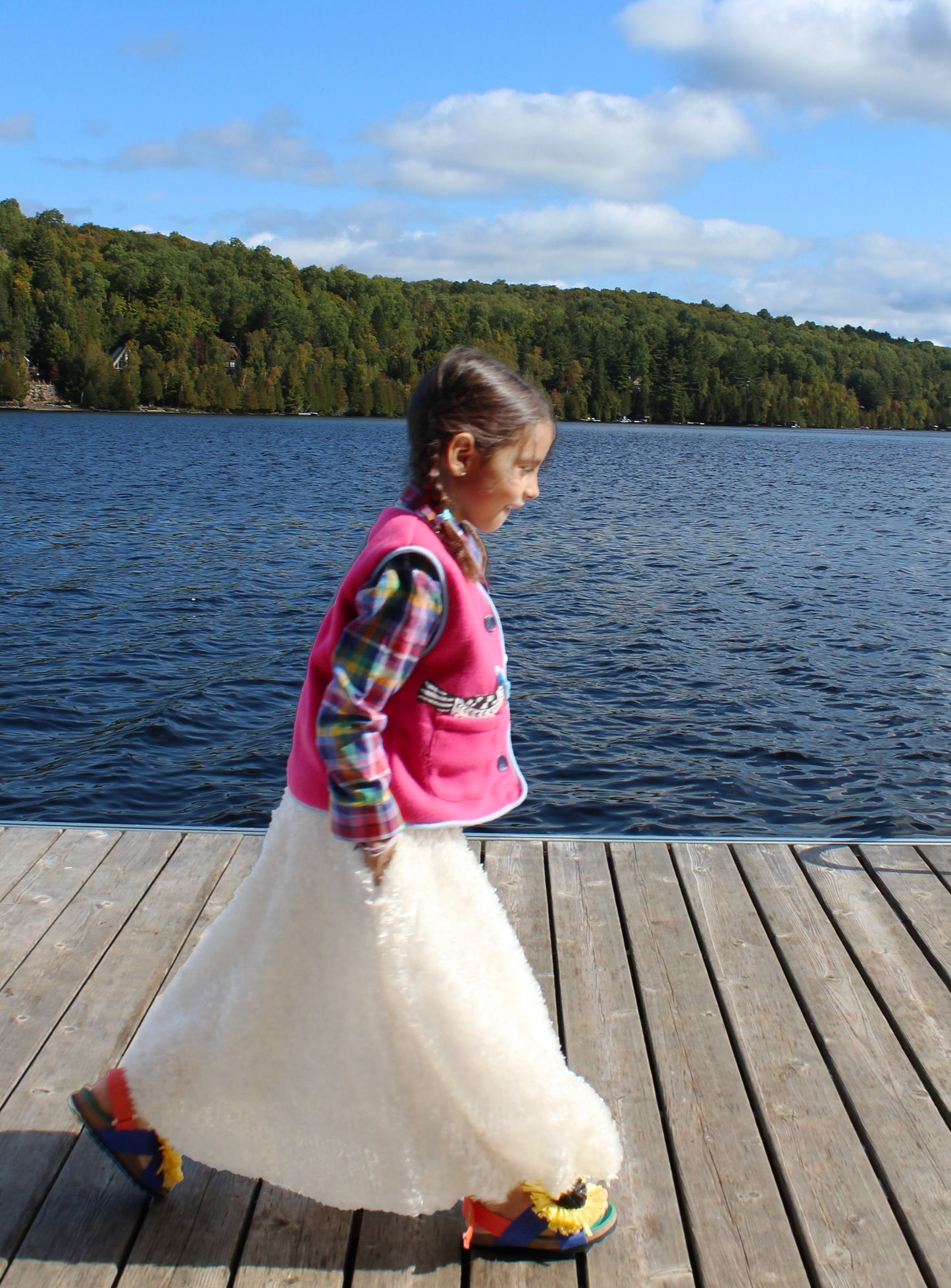 FLEECE VEST 6-8Y