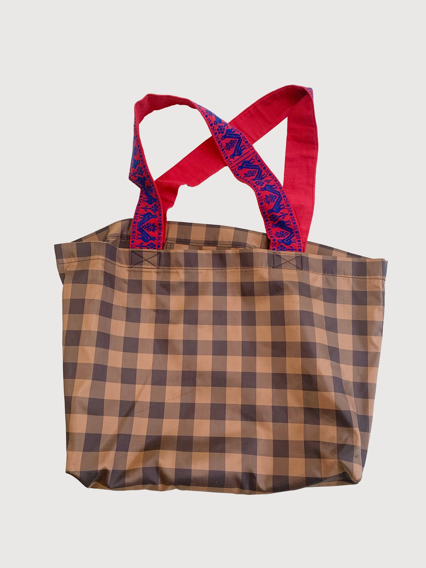 VINTAGE SILK TAFFETA & BIRDS