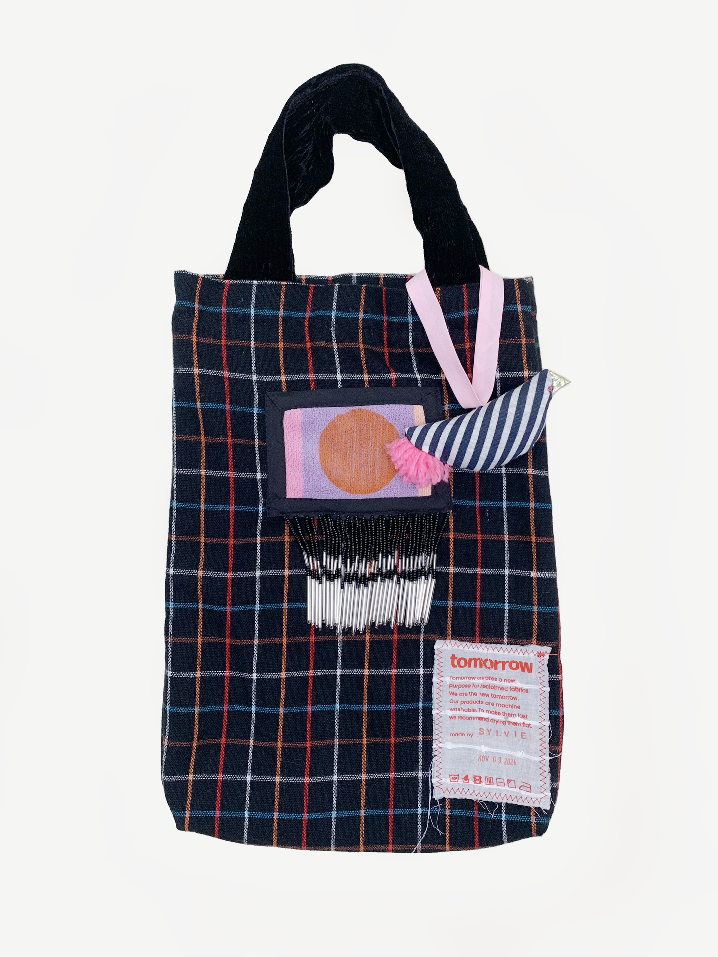 TOMORROW LIBRARY TOTE PLAID