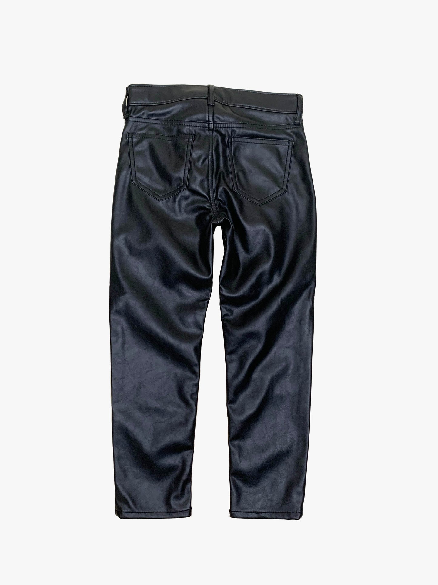 Faux Leather Slim Pants 7Y