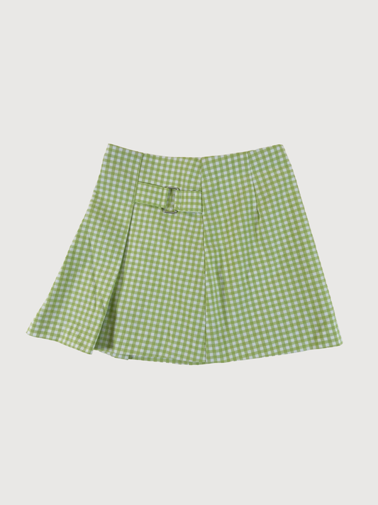 CHECKERED SKIRT 6Y