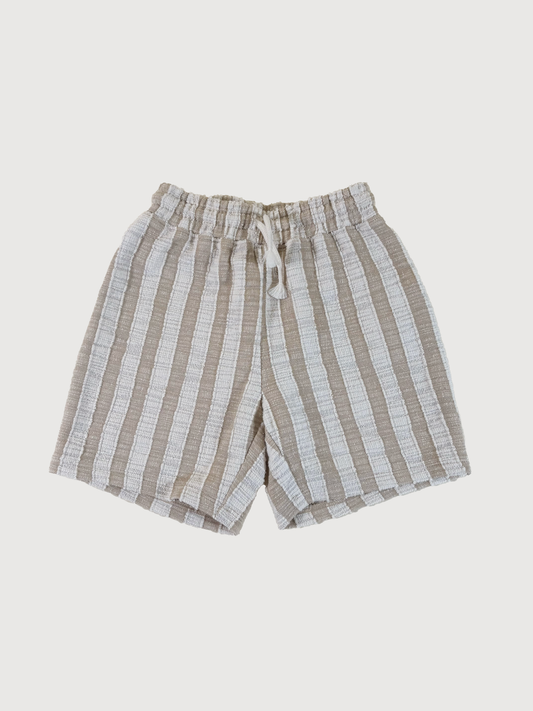 STRIPE COTTON SHORTS 6Y