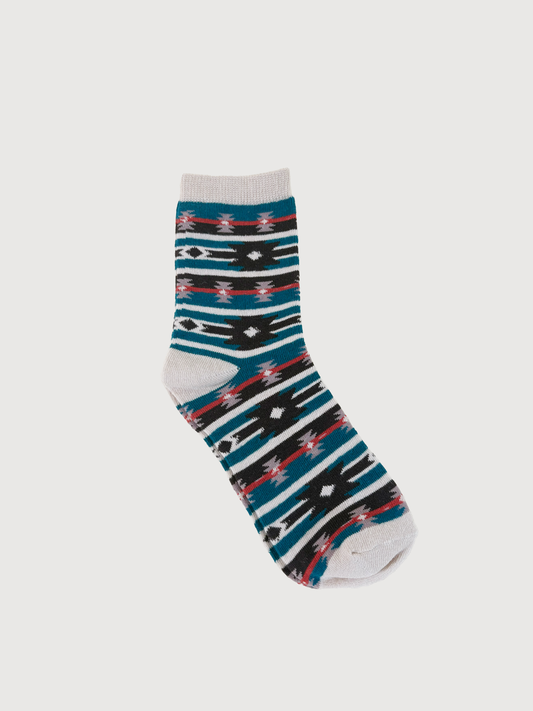 COLOR MOTIF SOCKS 8-9Y