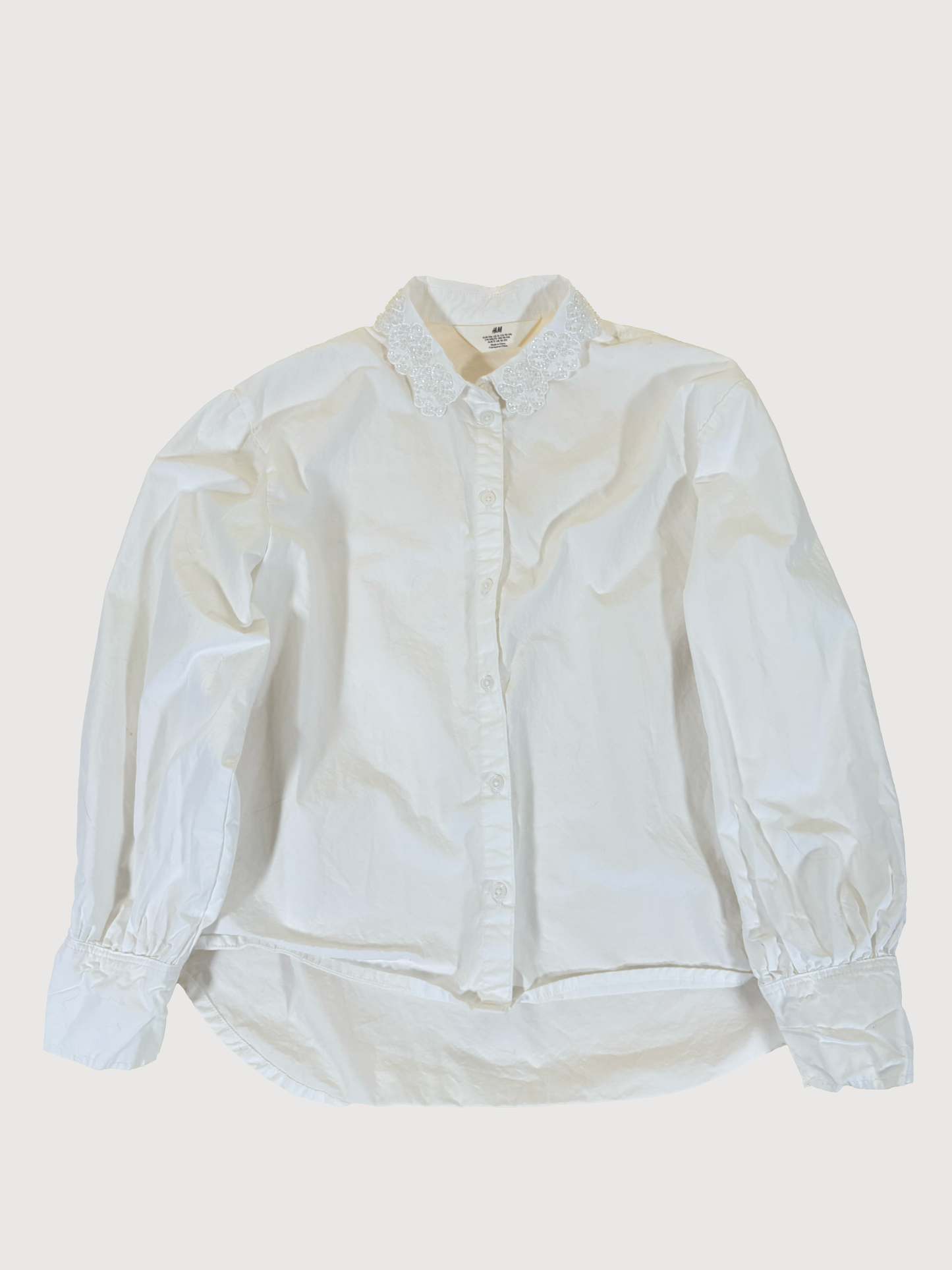 BEADED COLLAR SHIRT 10Y
