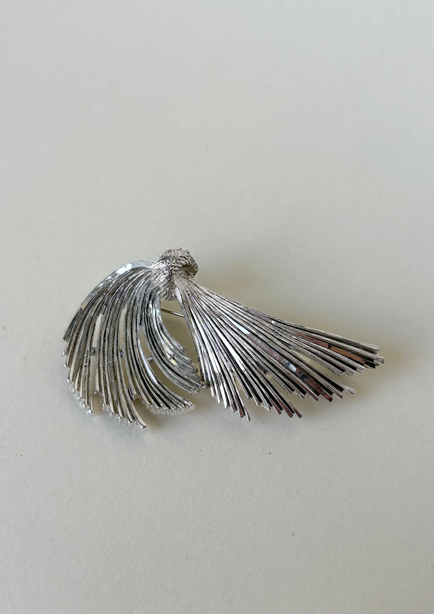 SILVER WING BROOCH