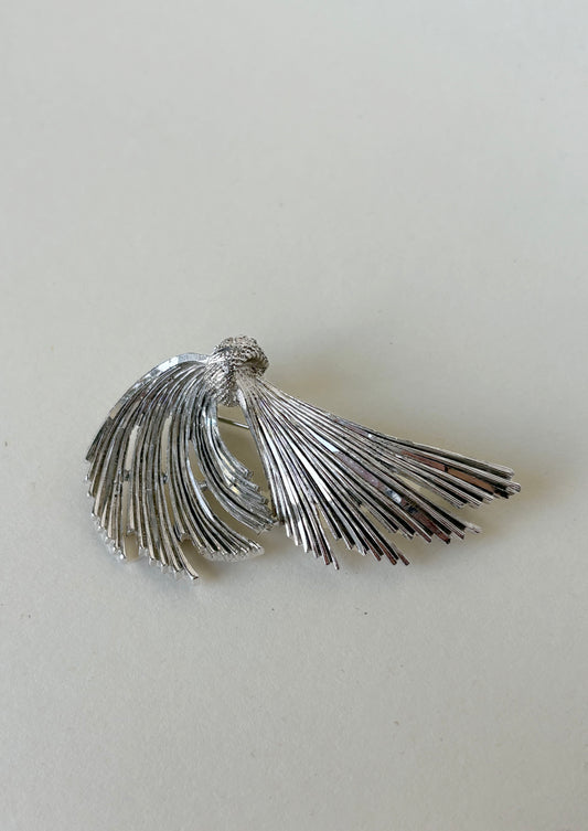 SILVER WING BROOCH