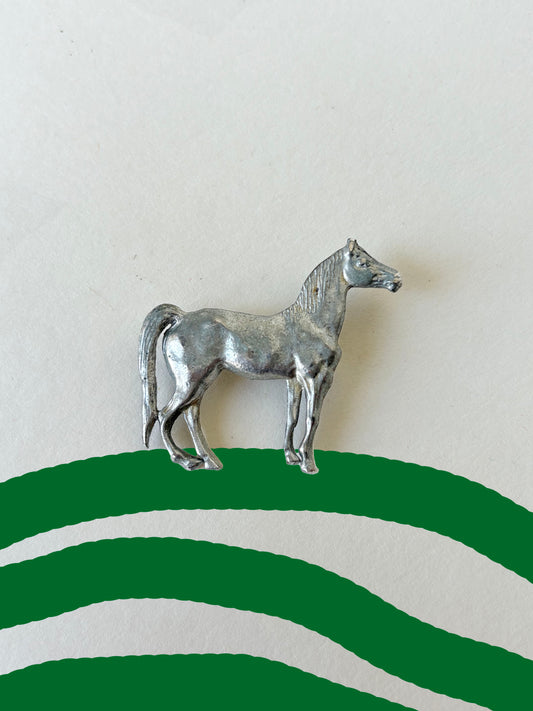 STANDING HORSE BROOCH