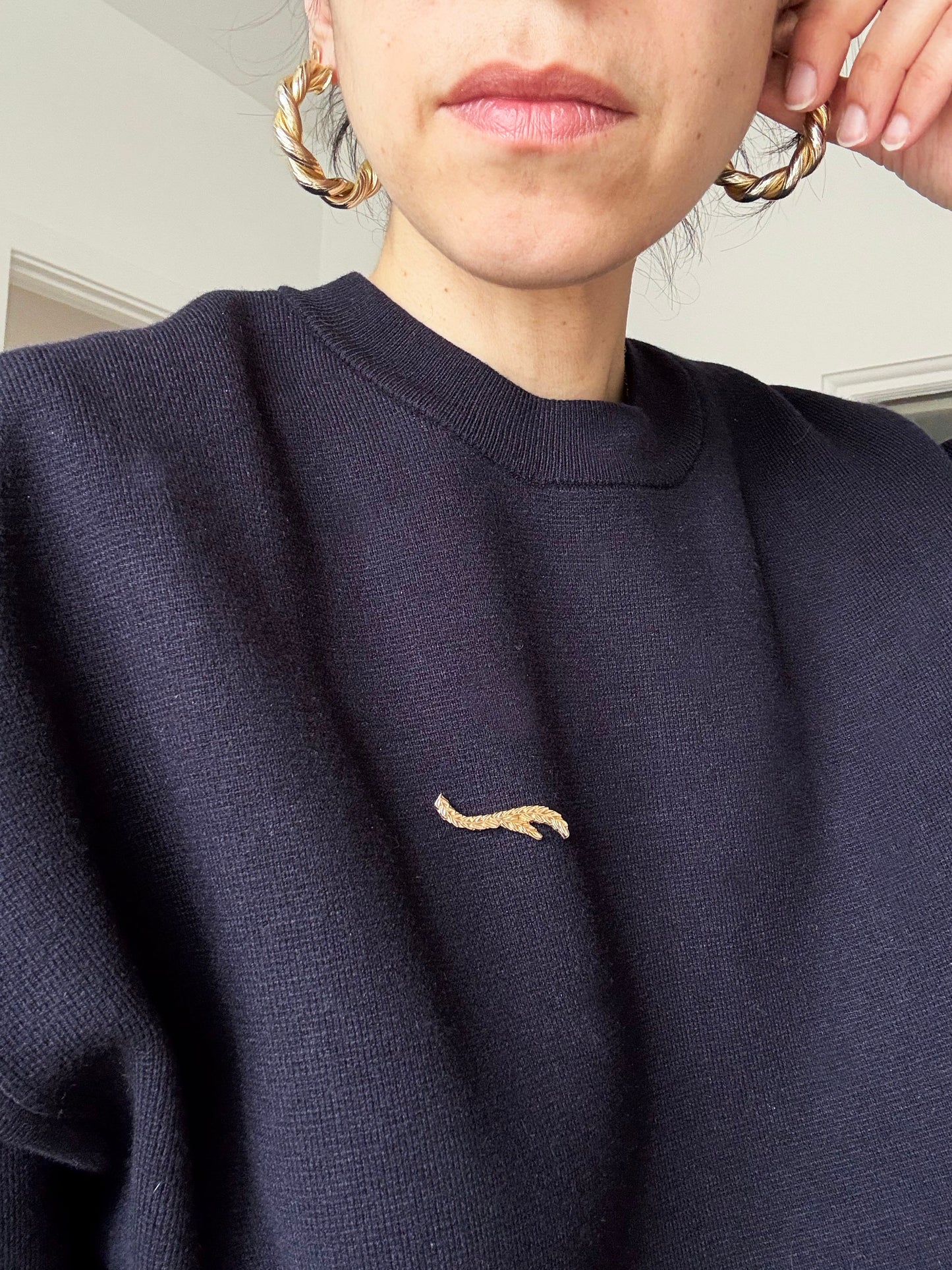 TWO TONE HOOPS