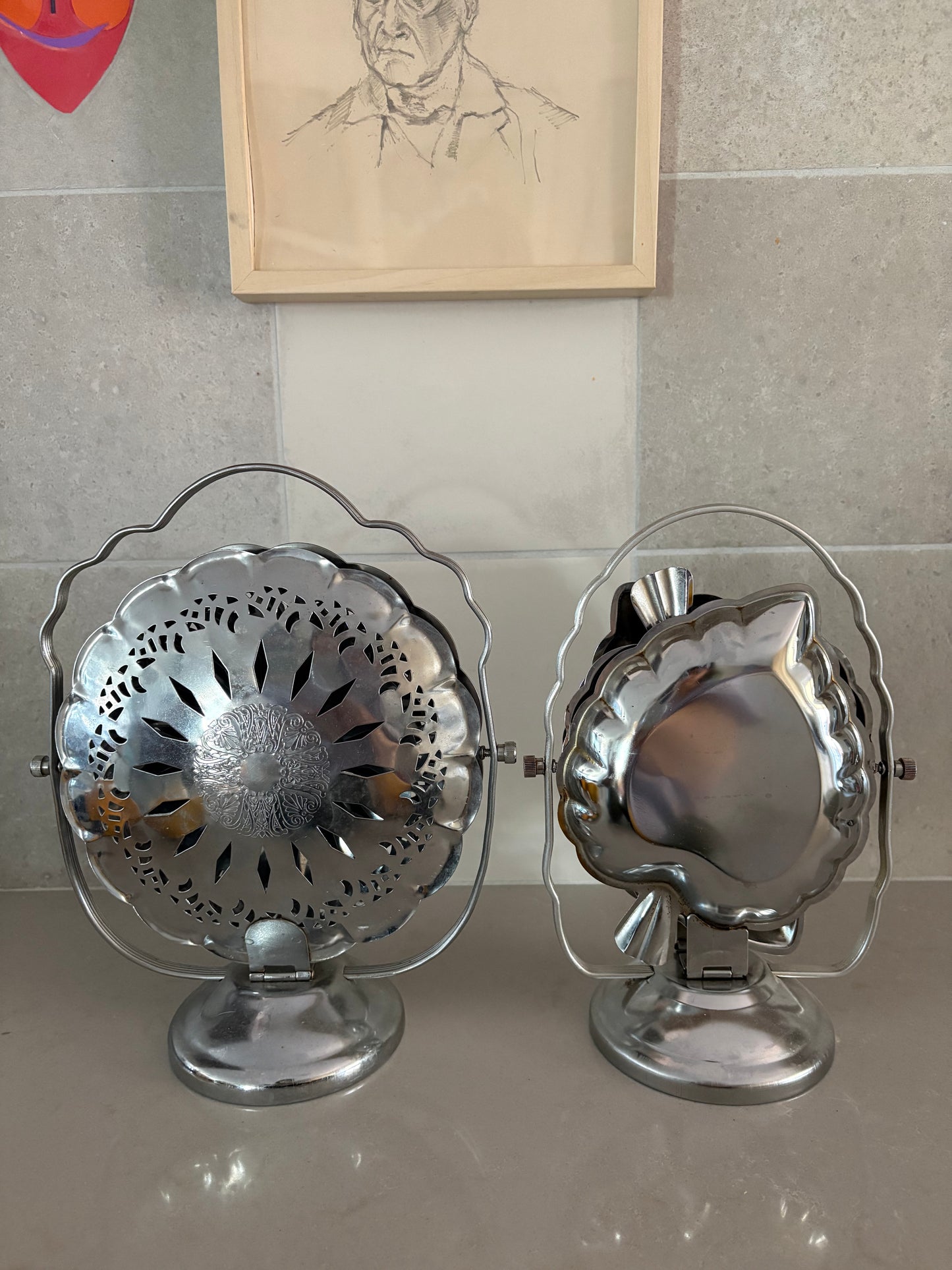 VINTAGE TIERED SERVING TRAY