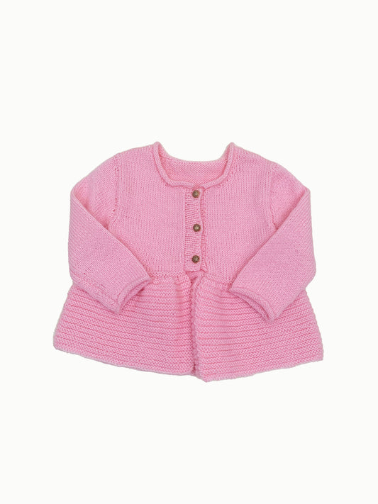 PINK WOOL KNIT 4-5Y