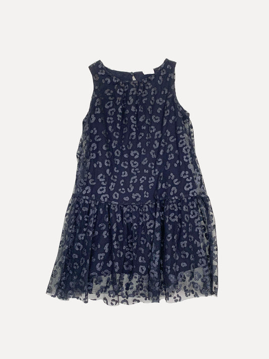 TULLE LEOPARD DRESS 7Y