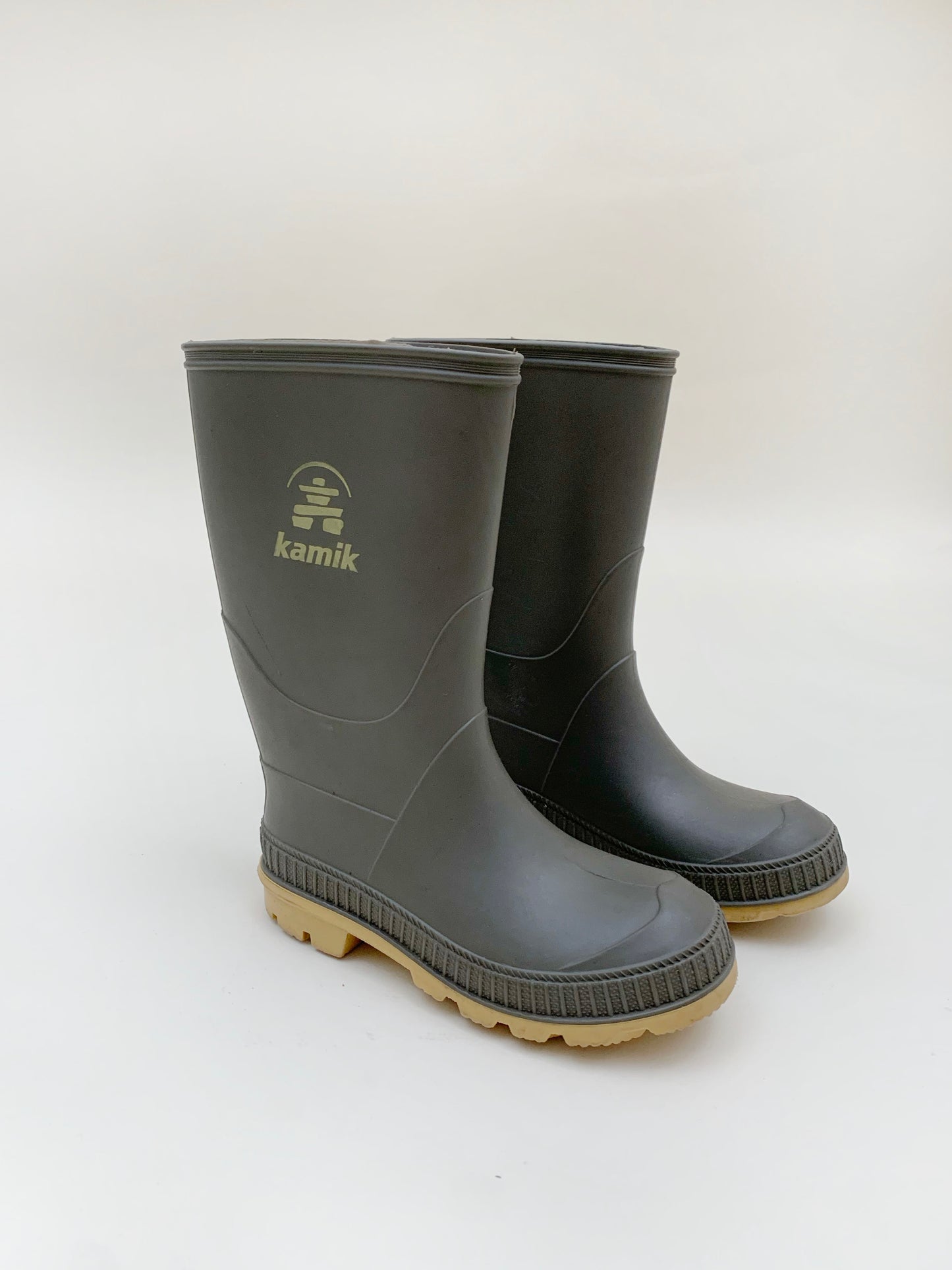 KAMIK MUD GREEN BOOTS 31 EU - 13 US