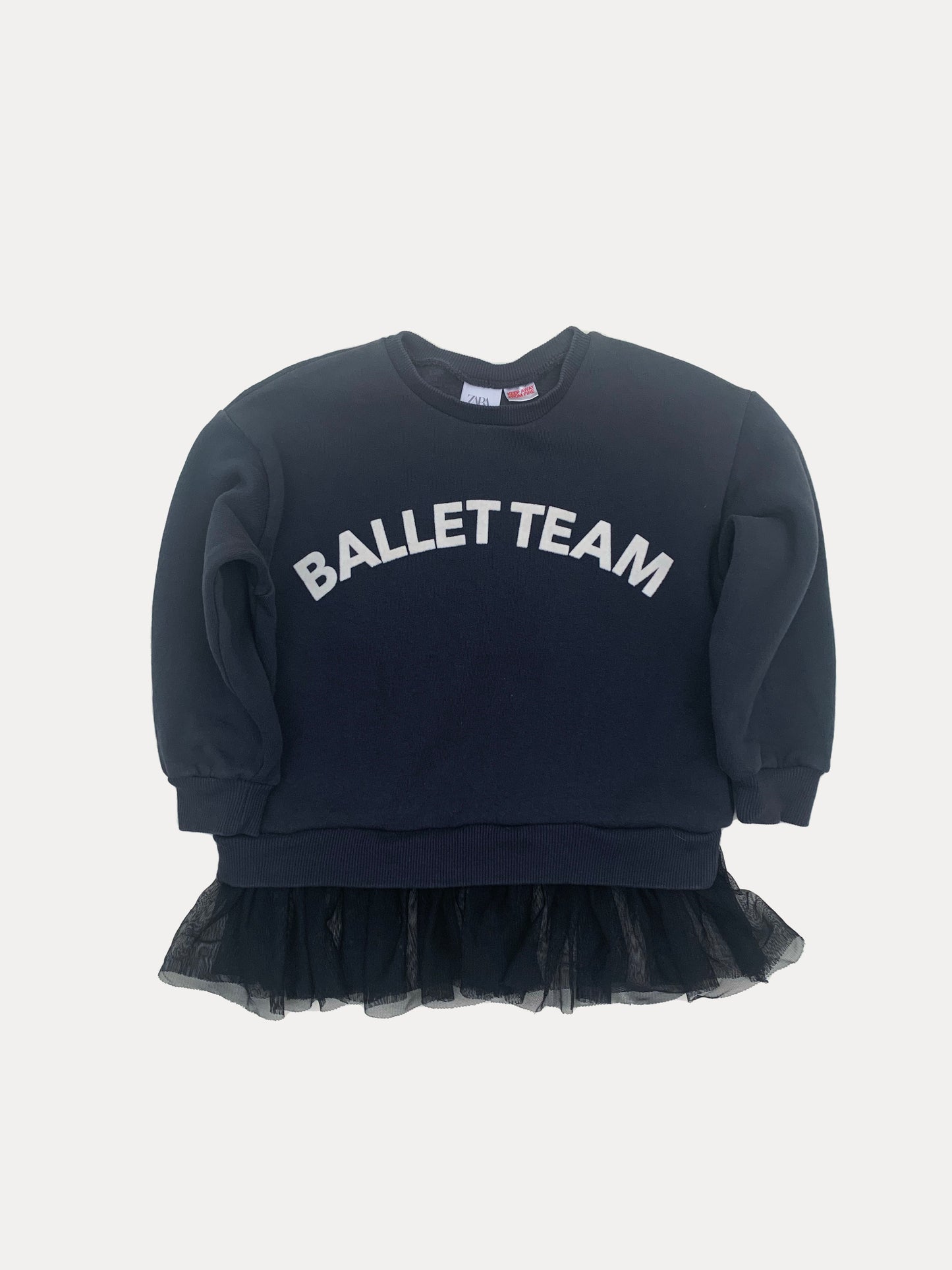 BALLET TEAM RUFFLE SWEATER 5Y