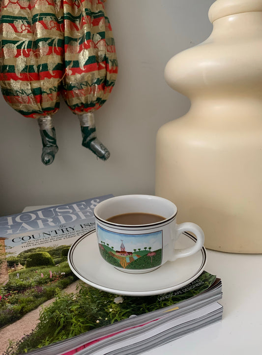 VILLEROY & BOCH CUP w/h SAUCER