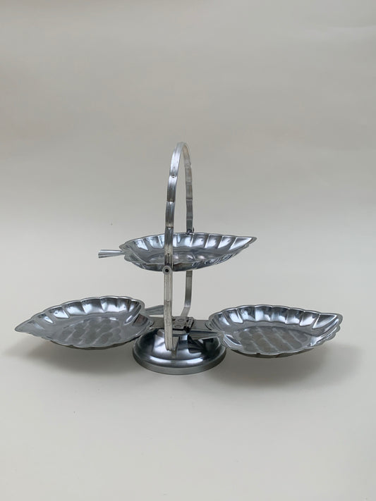 VINTAGE TIERED SERVING TRAY