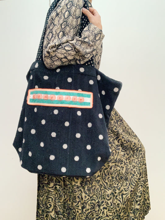 TOMORROW MARKET TOTE POLKA