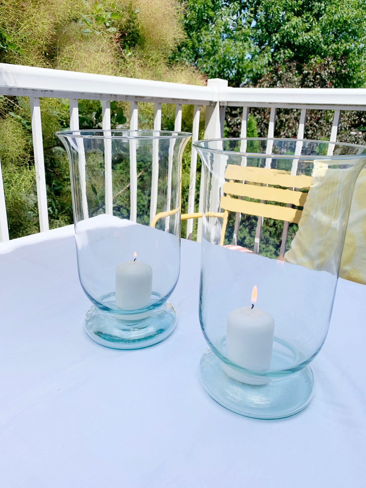 LARGE GLASS VASE