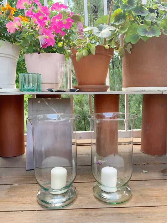 LARGE GLASS VASE