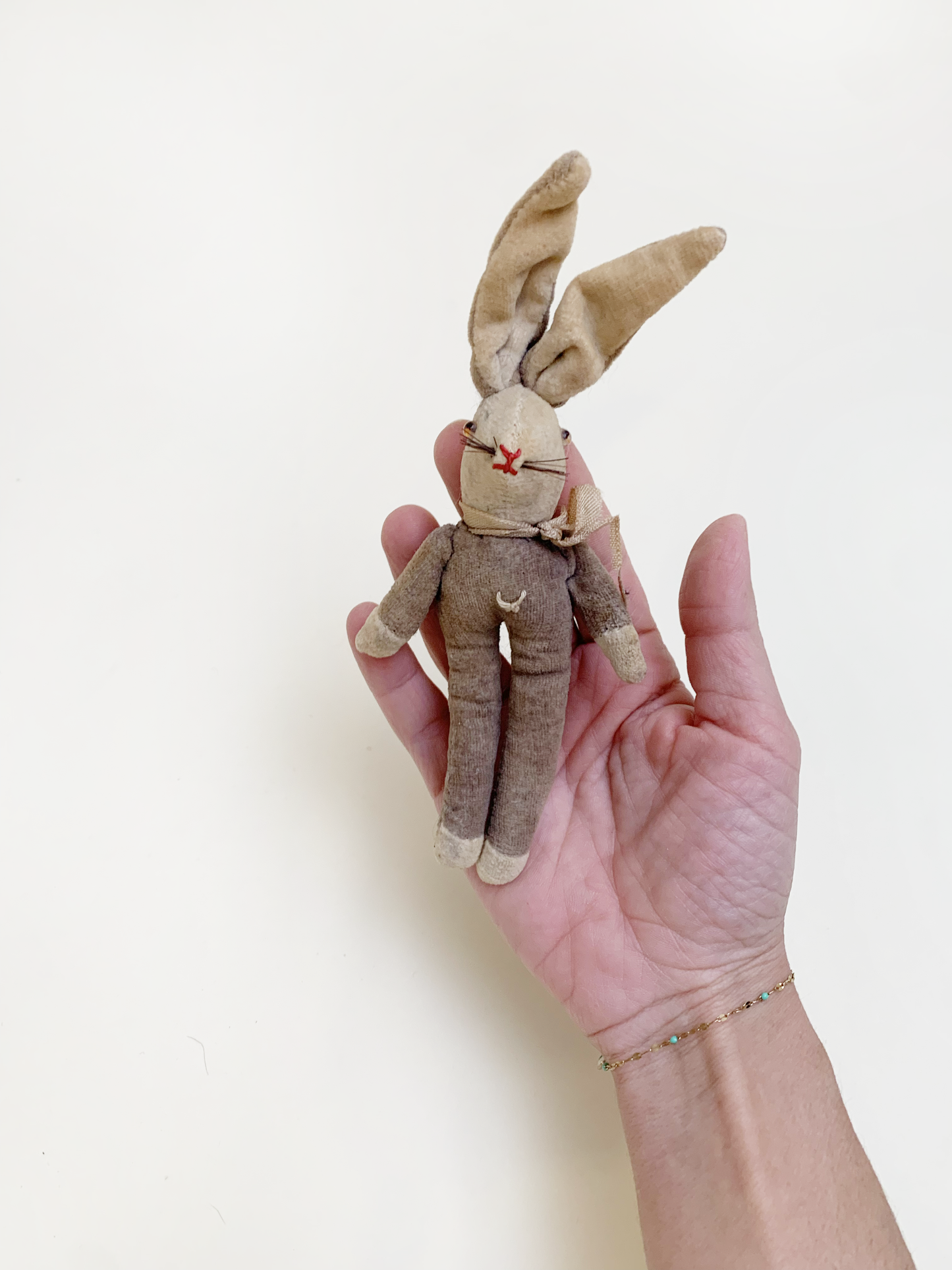 MINI HANDMADE VELVET BUNNY