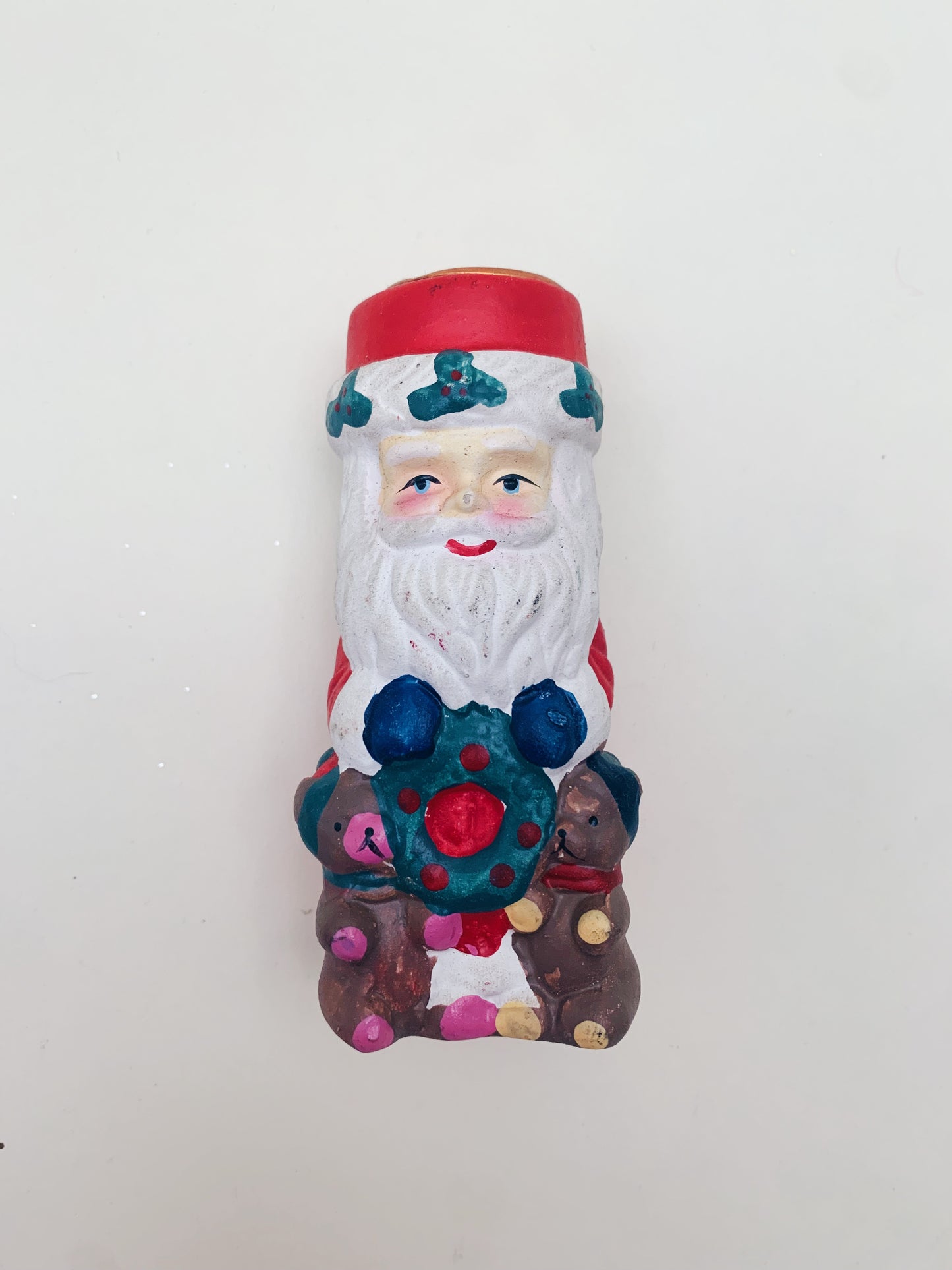 SANTA CANDLE HOLDER