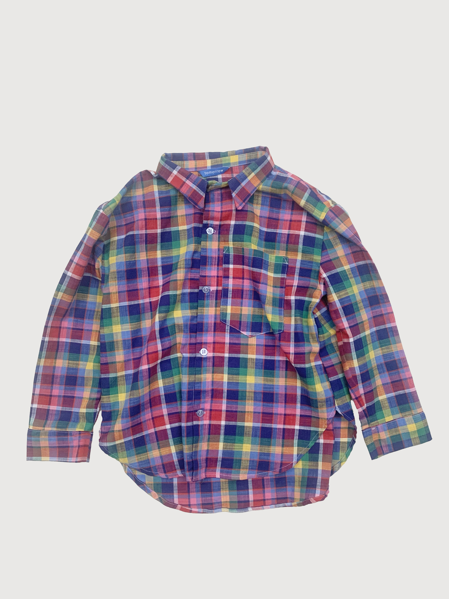 PLAID SHIRT 6-8Y
