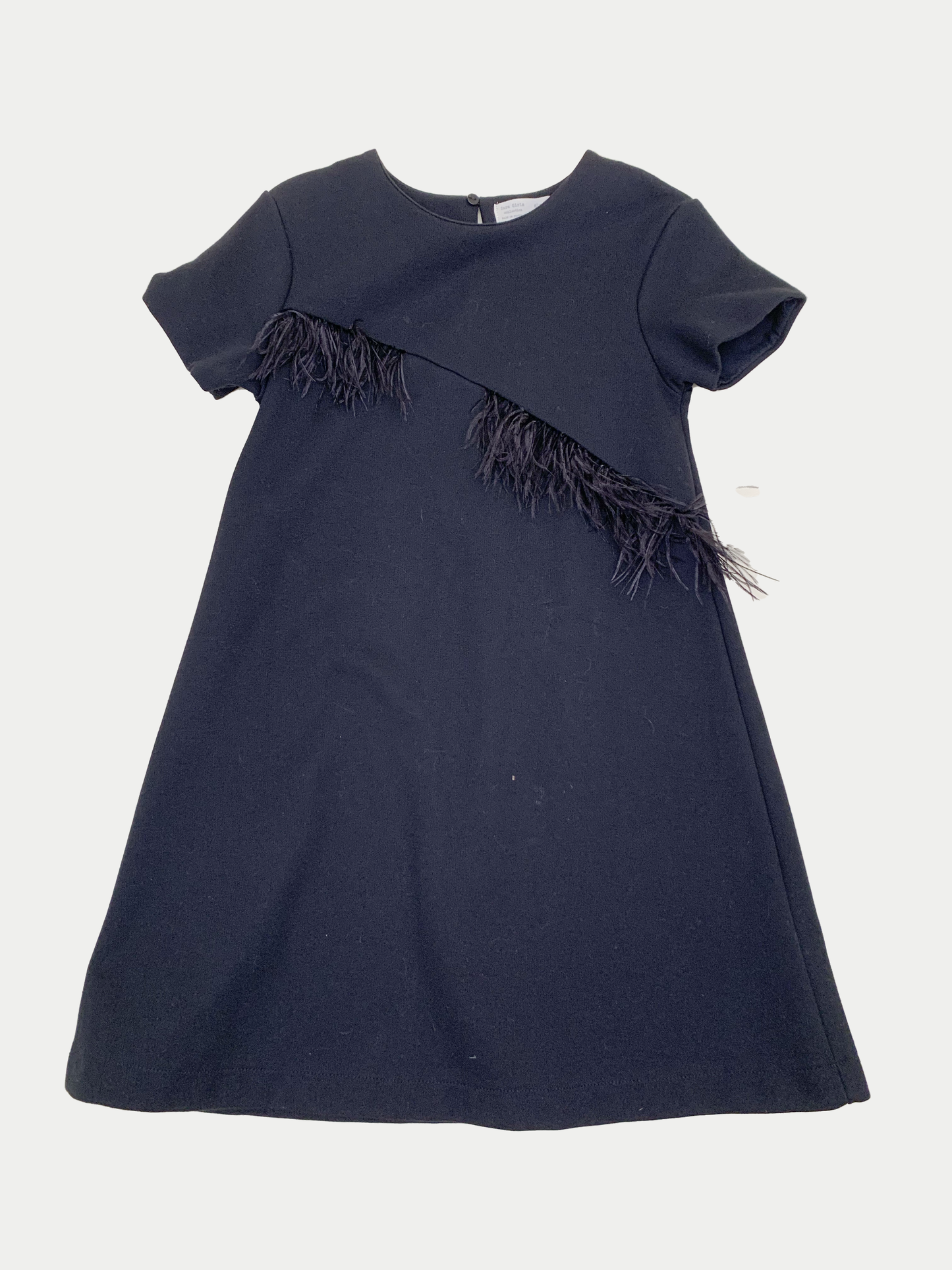 FEATHER FRINGE DRESS 10Y