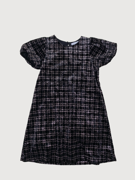 VELOUR HOUNDSOUTH PUFF SLEEVE DRESS 6Y