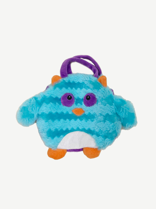 BLUE FUZZ CREATURE PURSE