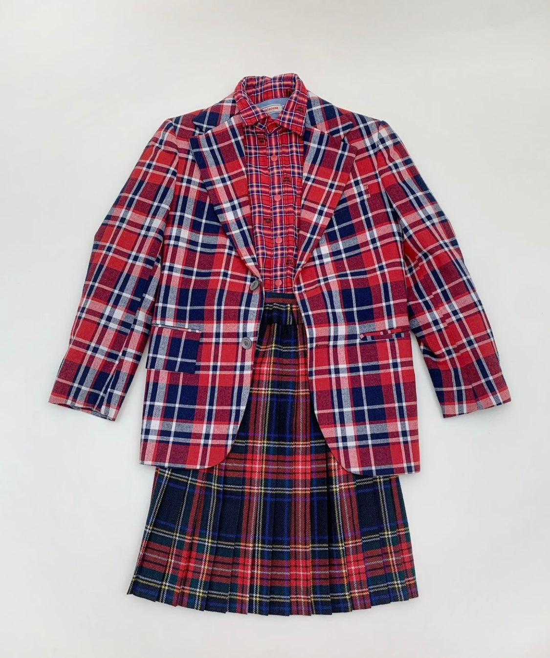 TARTAN TAILORED JACKET 8Y