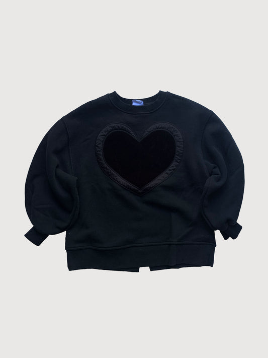 SOFT PLUSH HEART SWEATER 8Y