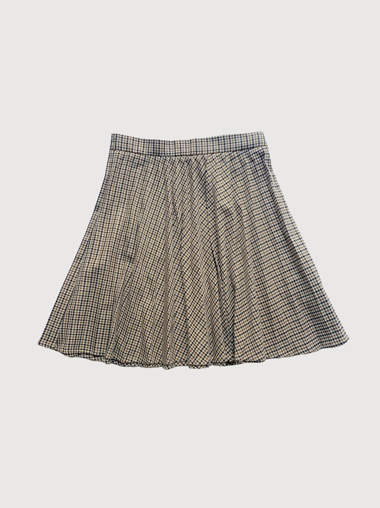 PLEATED CHECK SKIRT 8Y