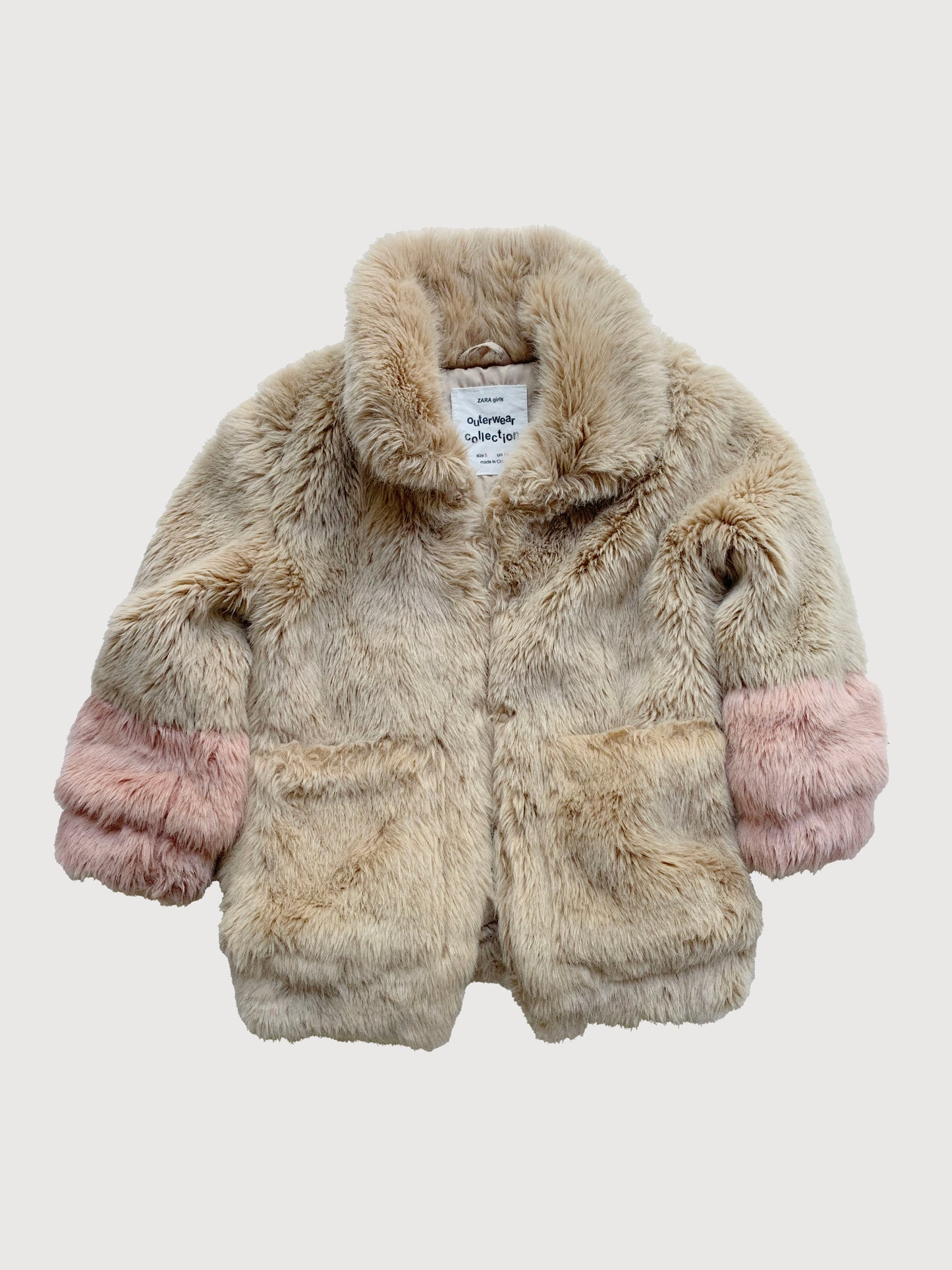 FAUX FUR JACKET 5Y