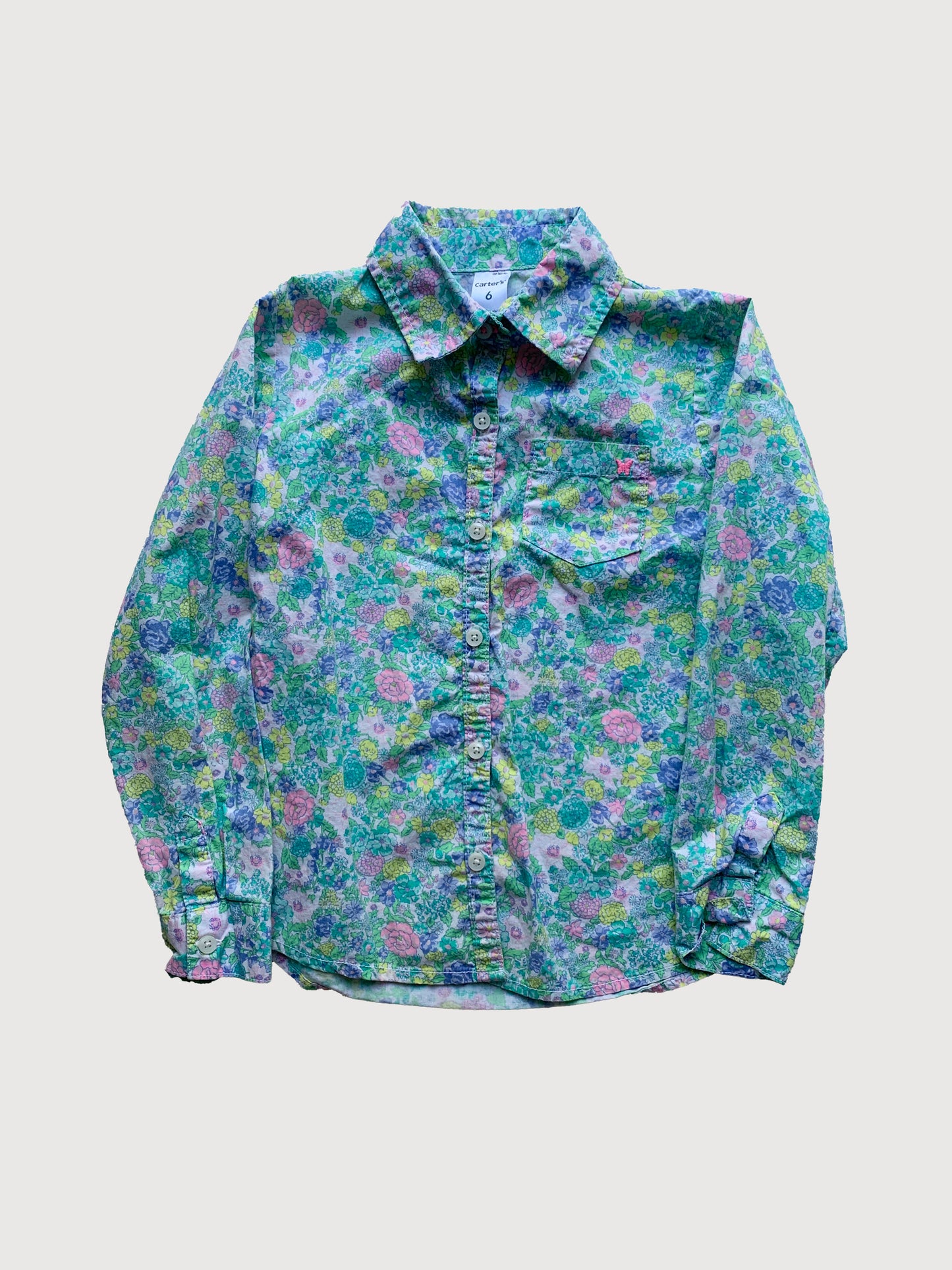 FLORAL SHIRT 6Y