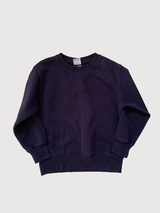 BASIC NAVY CREW NECK 6Y