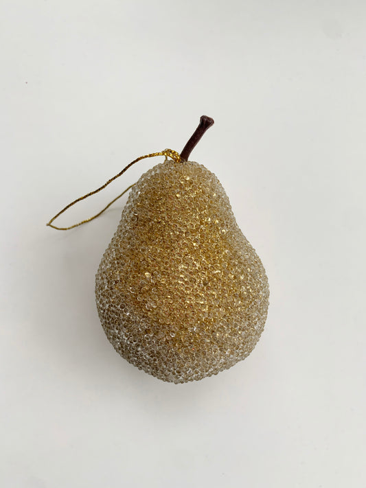 SUGAR BEADED PASTEL PEAR