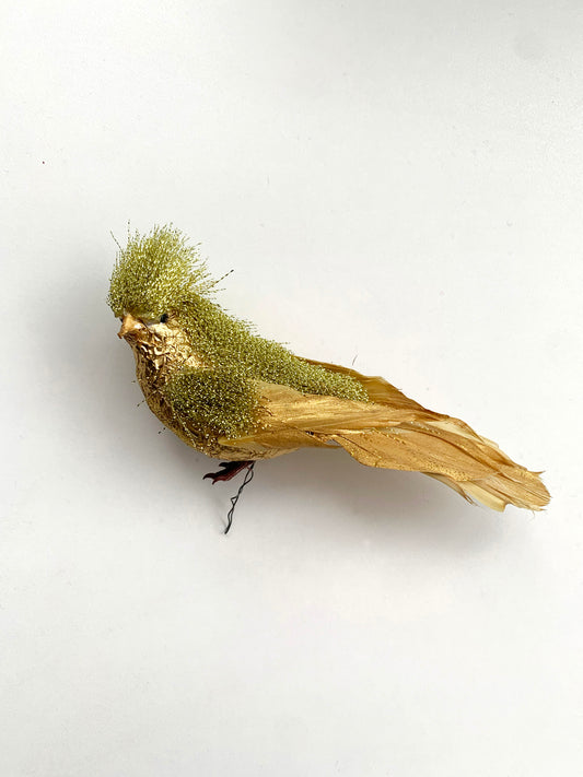 GOLD BIRD ORNAMENT