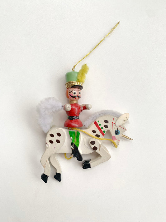 VINTAGE SOLIDER AND HORSE