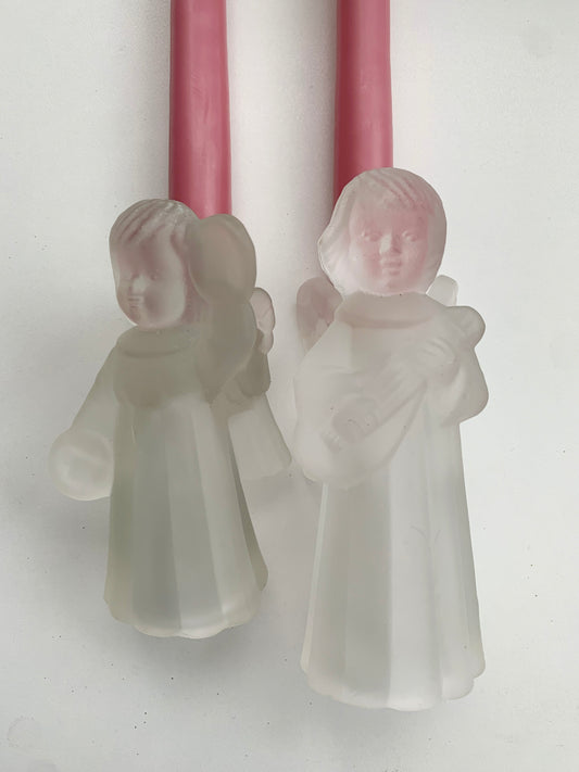 PAIR OF ANGEL CANDLE HOLDERS