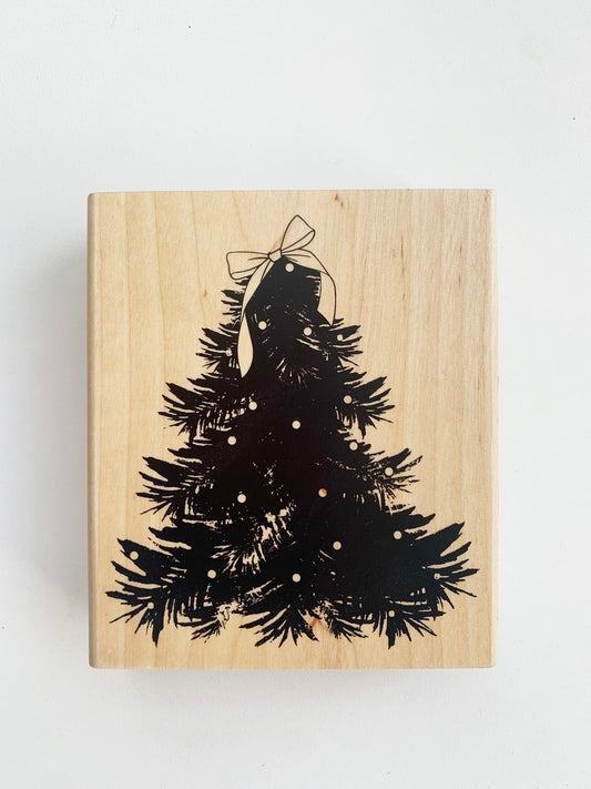 LARGE CHRISTMAS TREE STAMP