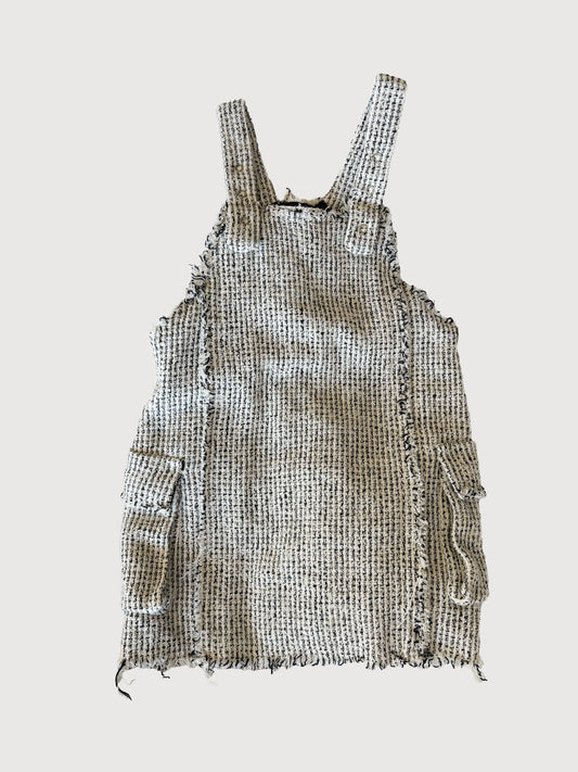 PINAFORE TWEED DRESS 8Y