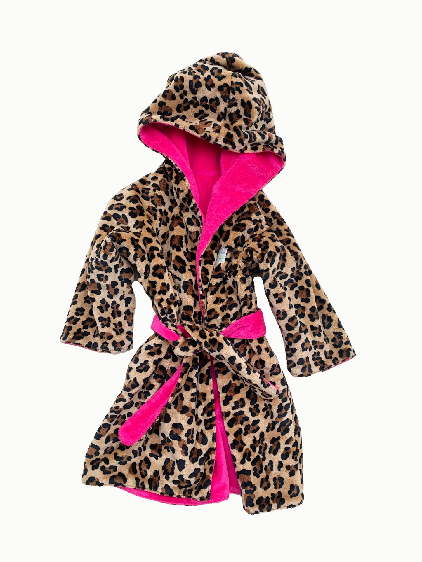 BABY FLEECE LEOPARD ROBE 18-24M