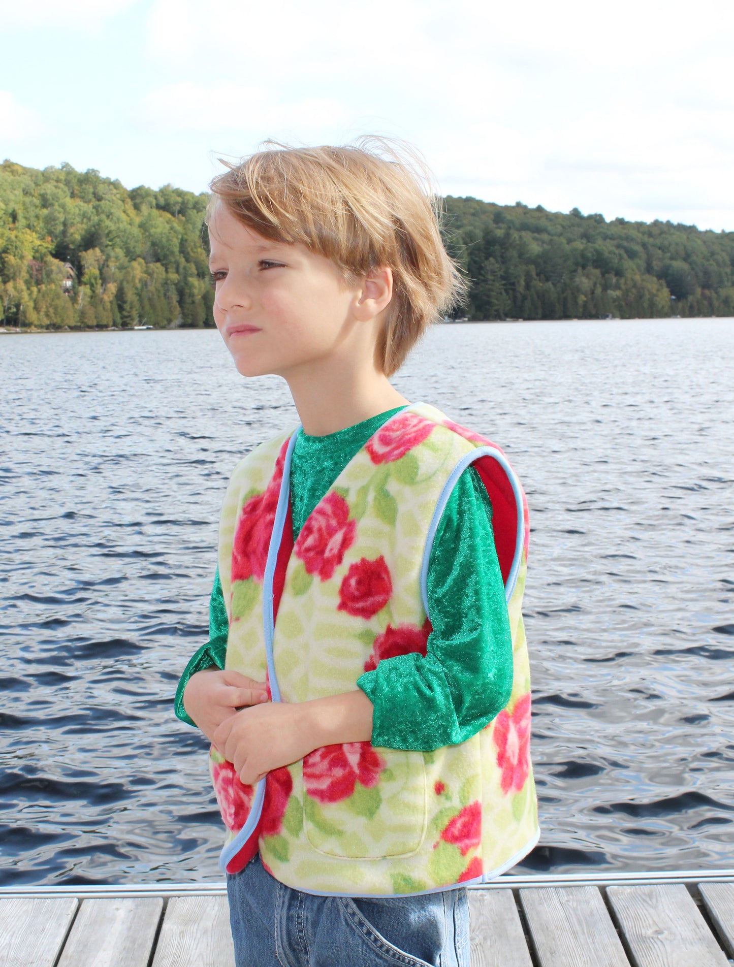 FLEECE VEST 6-8Y