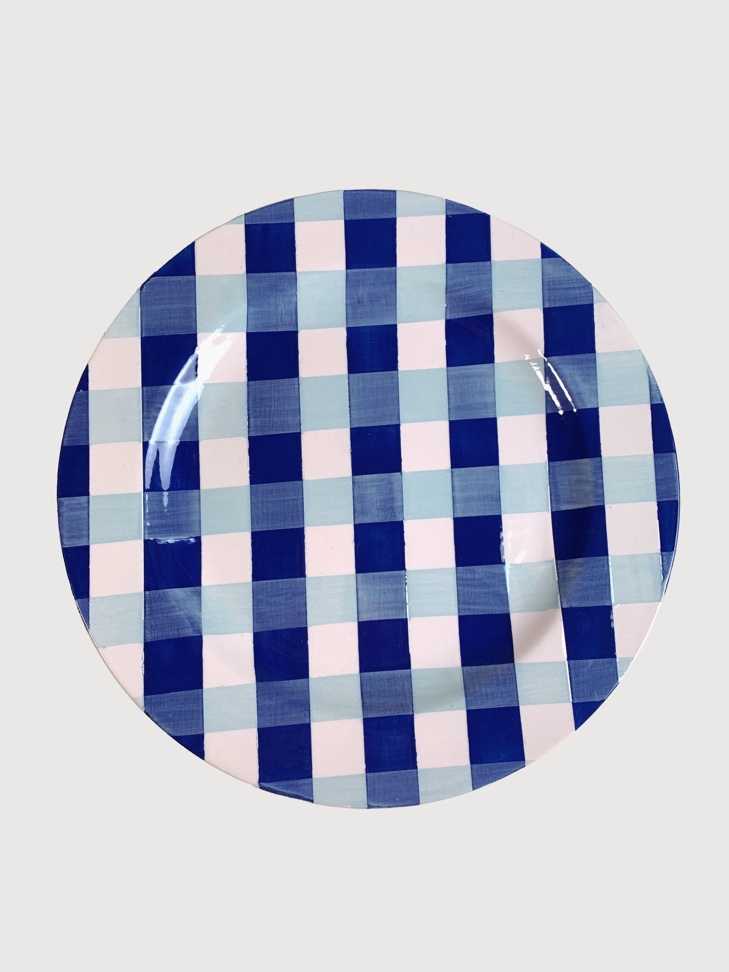 LARGE DINNER PLATE BLUE