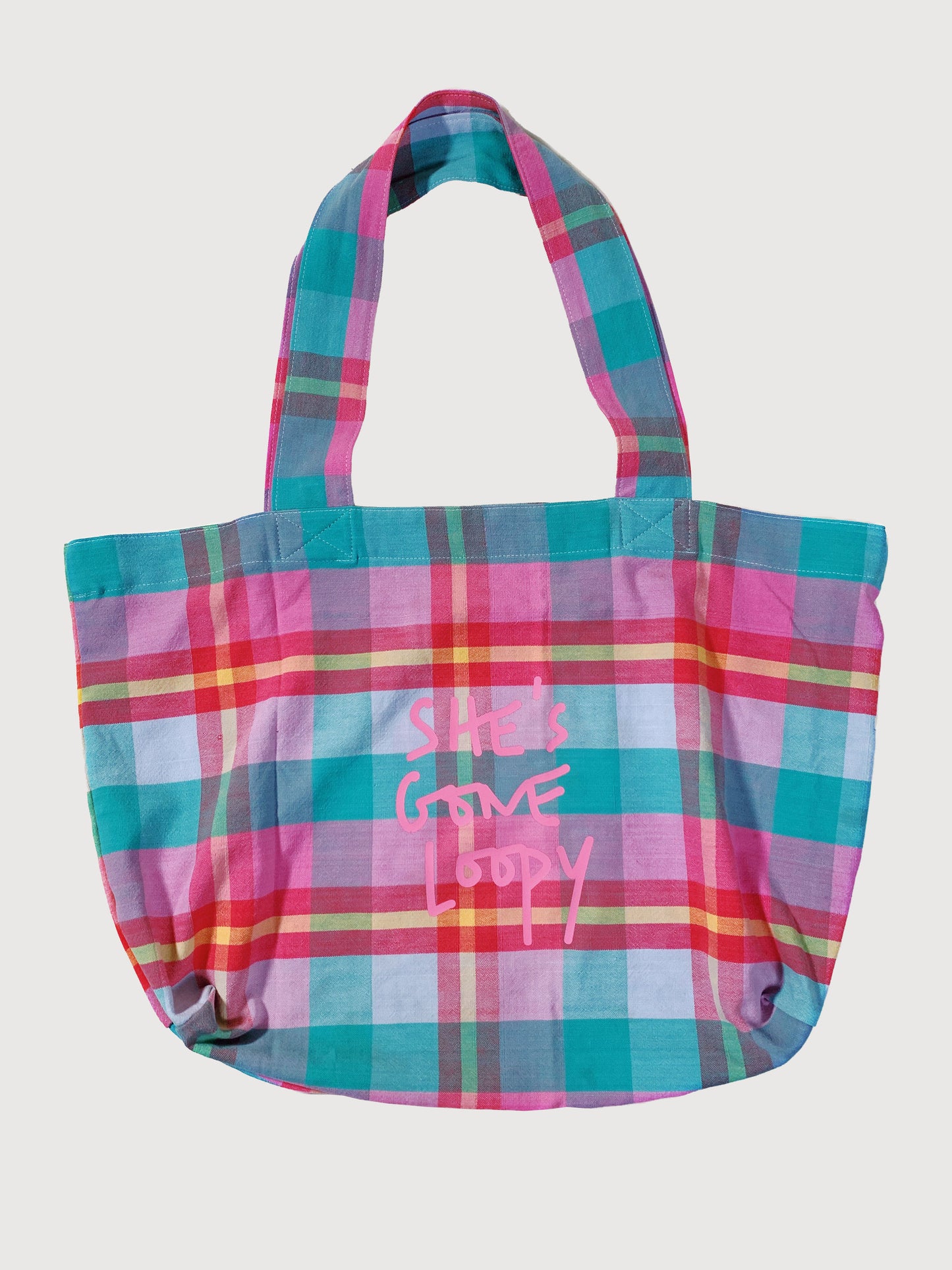 SHE'S GONE LOOPY TOTE PINK