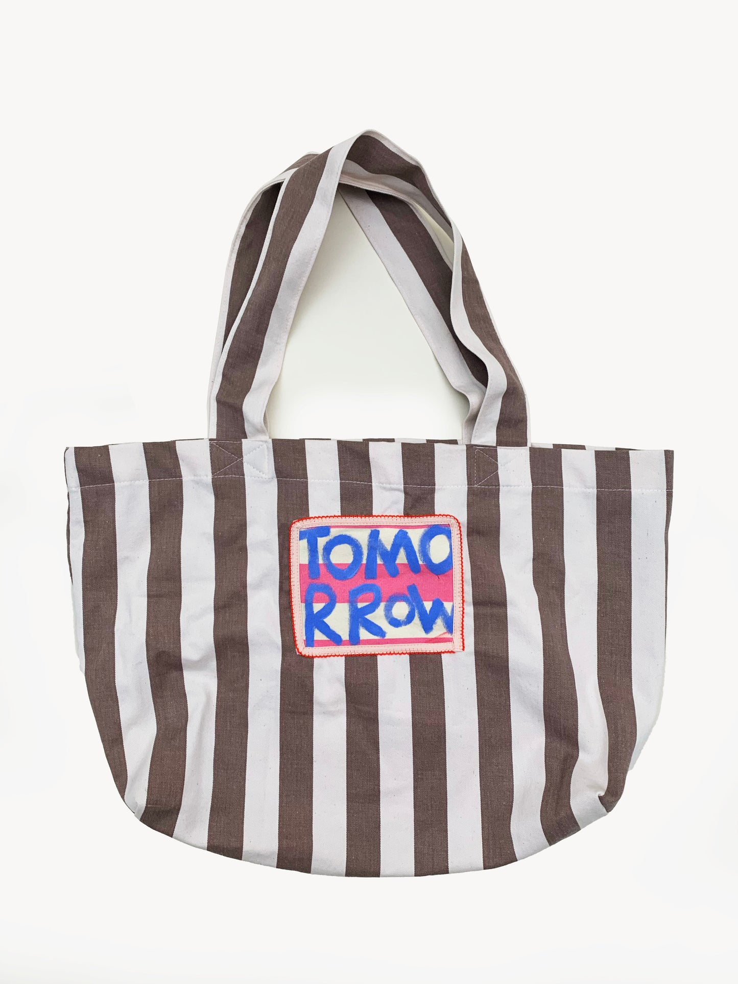 TOMORROW MARKET TOTES CANVAS STRIPE